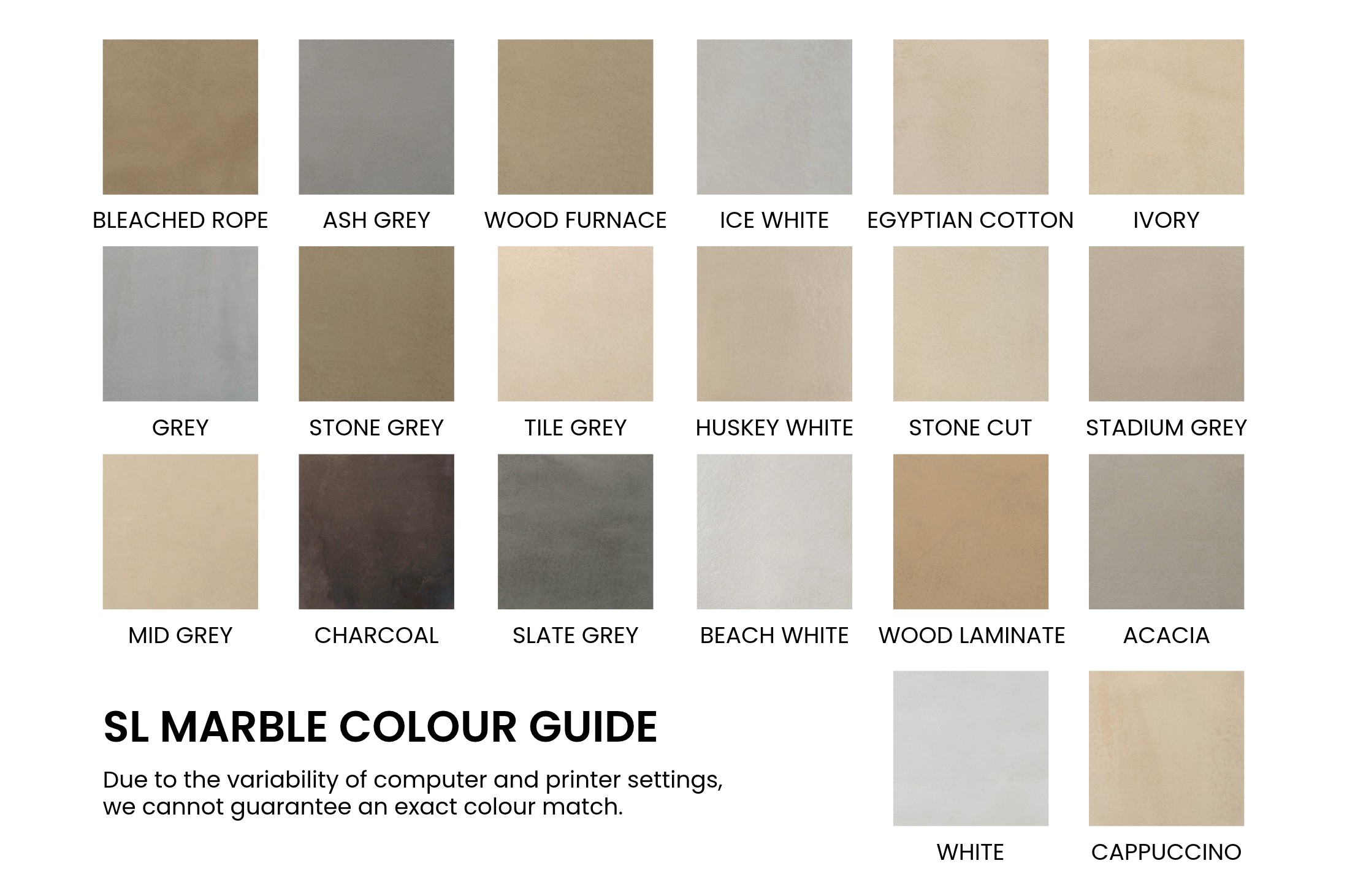 Colour Guide